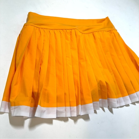 Offline by Aerie Tiebreaker Pleated Skort Tennis Skirt in Petal Orange Large - Picture 11 of 11